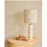 Eijffinger|Papier peint raphia batik ethnique moderne beige|Imitation Raphia