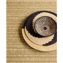 Eijffinger|Moderne ethnische Rafia-Batik-Tapete ocker|Raffiaimitation