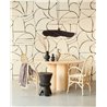 Eijffinger|Wall mural hand-drawn shapes white cream|Wallmurals