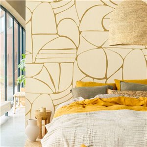 Rasch|Wall mural stucco watercolor effect blue|Wallmurals