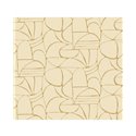 Eijffinger|Wandbild handgezeichnete Formen beige ocker|Wandbild