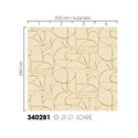 Eijffinger|Mural pared formas dibujadas a mano beige ocre|Murales de Pared