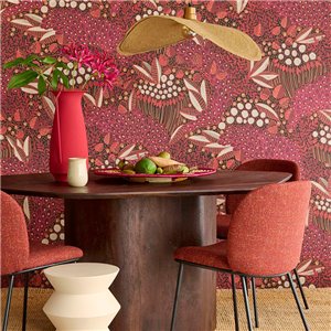 Casadeco|Romantische Blumentapete mit kleinen Vergissmeinnicht|Blumen