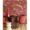Eijffinger|Wandbild afrikanisches Blumenmotiv rot ethnisch|Wandbild