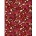 Eijffinger|Wandbild afrikanisches Blumenmotiv rot ethnisch|Wandbild
