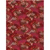 Eijffinger|Papier peint panoramique motif floral africain rouge ethnique|Panoramiques