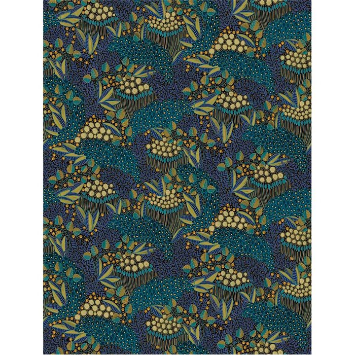 Eijffinger|Wandbild afrikanisches Blumenmotiv blau ethnisch|Wandbild