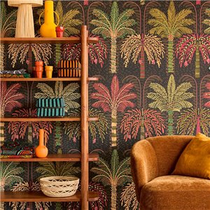 Casamance|Wallpaper oriental ceramic beige|High-End