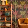 Eijffinger|Wall mural tropical palms and leaves multicolor|Wallmurals