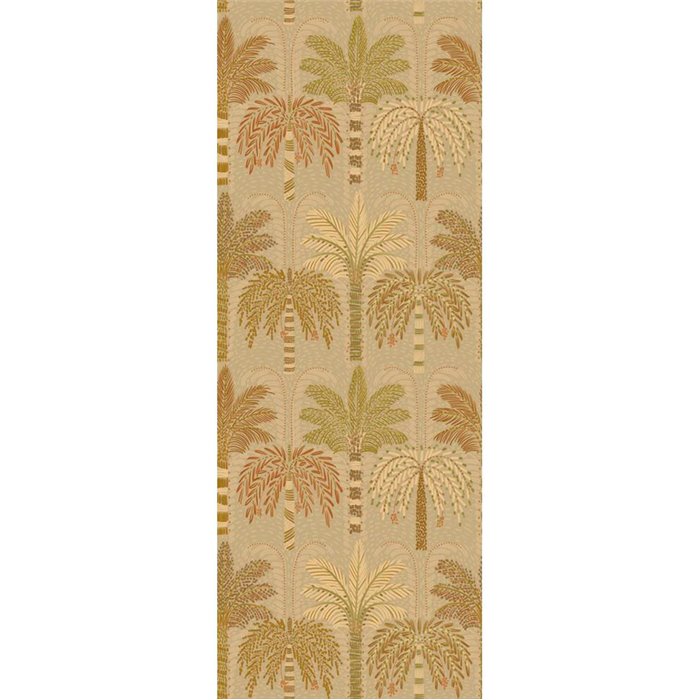 Eijffinger|Wandbild tropische Palmen und Blätter beige ocker|Wandbild