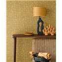 Eijffinger|Modern ethnic Kuba cloth wallpaper in blue|Modern