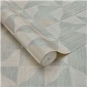 Eijffinger|Geometrische Tapete mit texturierten Formen silbergrau|Geometrisch