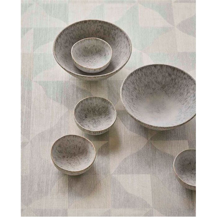 Eijffinger|Geometric wallpaper with textured shapes in silver grey|Geometric