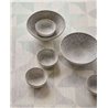 Eijffinger|Papier peint géométrique formes texturées gris argent|Géométrique
