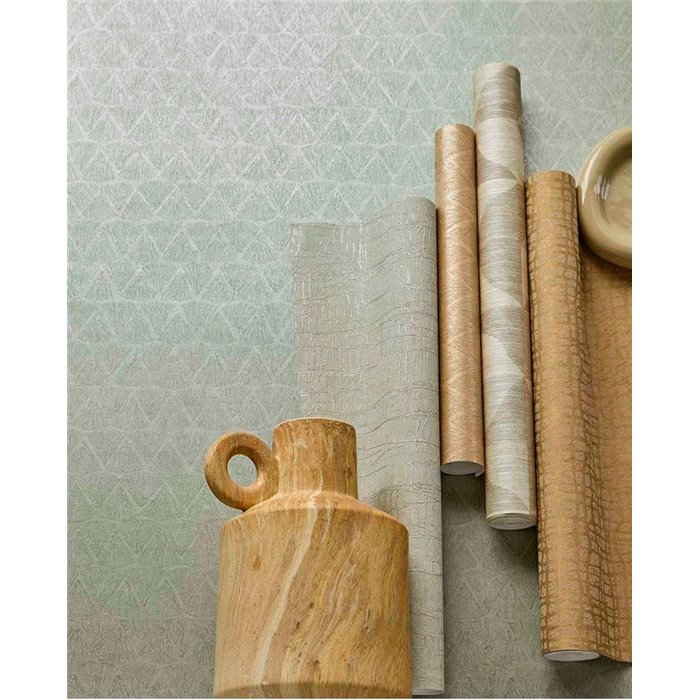 Eijffinger|Papier peint géométrique formes texturées beige|Géométrique