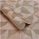 Eijffinger|Papel pintado formas texturizadas beige taupe geométrico|Geométrico
