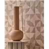 Eijffinger|Geometrische Tapete mit texturierten Formen taupe beige|Geometrisch
