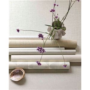 Casamance|Wallpaper linen taupe brown|Wallpaper 2