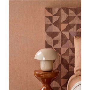 Casadeco|Contemporary ethnic patchwork wallpaper in brown|Ethnic 2