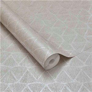 Eijffinger|Papier peint glam chic coquillages rose poudré|Papier Peint