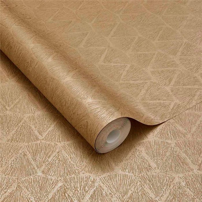 Papel pintado conchas marinas dorado glam chic - Eijffinger Sensory 340344
