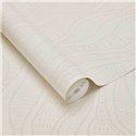 Eijffinger|Papier peint romantique vagues en relief blanches|Romantique
