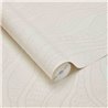 Eijffinger|Papier peint romantique vagues en relief blanches|Romantique