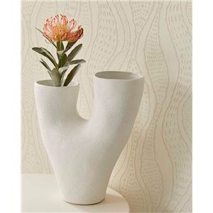 Eijffinger|Papier peint scandinave vagues en relief beige|Romantique 2