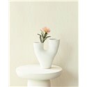 Eijffinger|Papier peint romantique vagues en relief blanches|Romantique