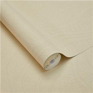 Eijffinger|Skandinavische Tapete mit Wellen Relief in Beige|Romantisch