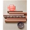 Eijffinger|Papier peint scandinave vagues en relief terracotta|Papier Peint