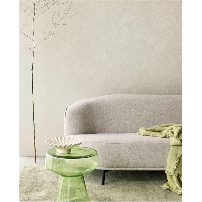 Eijffinger|Papier peint glam chic éventail argenté|Papier Peint