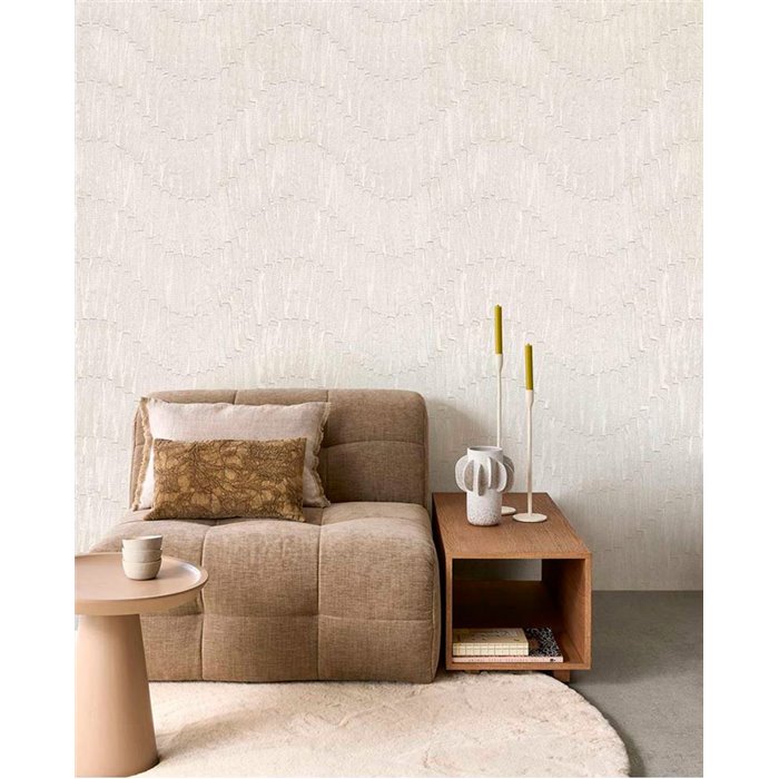 Eijffinger|Wandbild Tonimitat-Texturen weiß creme|Wandbild