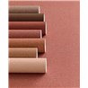 Eijffinger|Papier peint intemporel effet lin marron rose poudré|Imitation Tissu