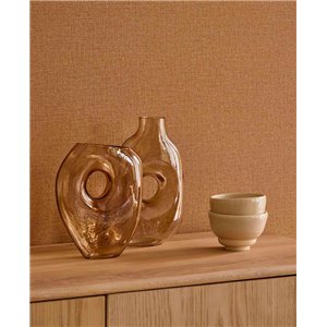 Papeldecor|Tapete Uni Gestreift Weiß Creme|Einfarbige Farben 2