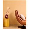 Eijffinger|Timeless yellow linen effect wallpaper|Fabric Imitation
