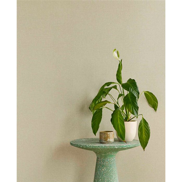 Eijffinger|Timeless pastel green linen effect wallpaper|Fabric Imitation