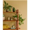 Eijffinger|Timeless light yellow linen effect wallpaper|Fabric Imitation