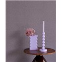Eijffinger|Timeless lilac purple linen effect wallpaper|Fabric Imitation