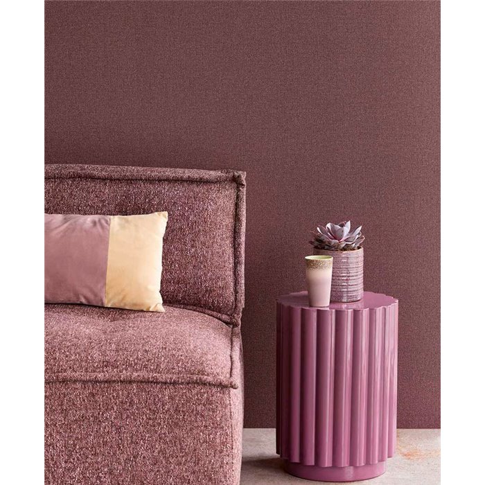 Eijffinger|Papier peint intemporel effet lin bordeaux|Imitation Tissu