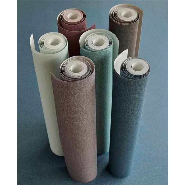 Eijffinger|Papier peint intemporel effet lin marron foncé|Imitation Tissu