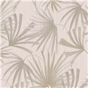 Eijffinger|Papier peint colonial feuilles de palmier tropical blanc cassé|Floral