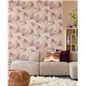Eijffinger|Papier peint moderne feuilles de palmier tropical violet lilas|Moderne
