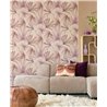 Eijffinger|Papier peint moderne feuilles de palmier tropical violet lilas|Moderne