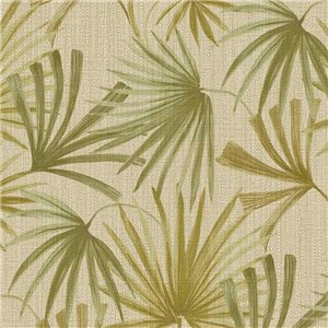 Caselio|Botanical wallpaper with porcelain blue flowers|Wallpaper