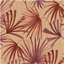 Eijffinger|Retro Tapete mit Palmblättern in Rot und Beige|Tapeten