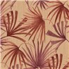 Eijffinger|Retro Tapete mit Palmblättern in Rot und Beige|Tapeten