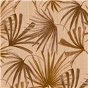 Eijffinger|Papel pintado hojas palmera tropical marrón estilo colonial|Floral