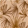 Eijffinger|Papel pintado hojas palmera tropical marrón estilo colonial|Floral