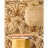 Eijffinger|Papel pintado hojas palmera tropical marrón estilo colonial|Floral